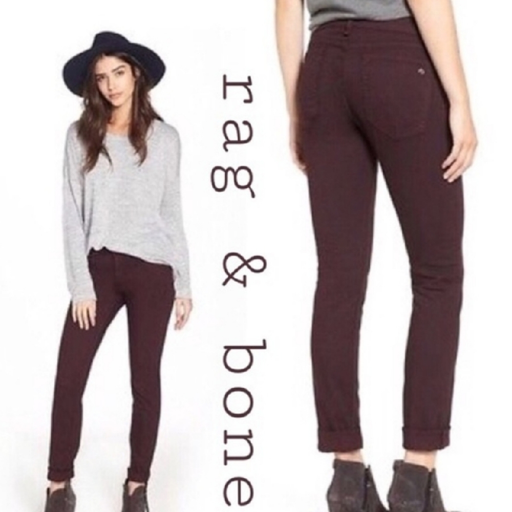 Rag & Bone The Dre In Aged  Straight Jeans…